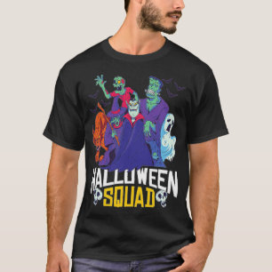 T-shirt Spooky Halloween Squad Monsters Costume best frien