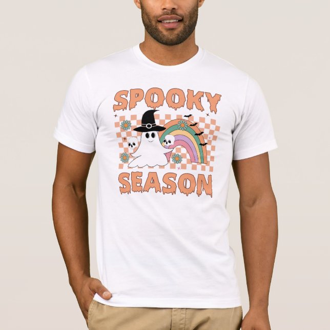 T-shirt Spooky Season Halloween Vibes-45634 (Devant)