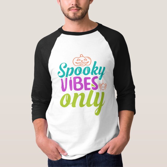 T-shirt Spooky Vibes Only-40378 (Devant)