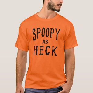 T-shirt Spoopy en tant qu'humour de Halloween d'estacade 