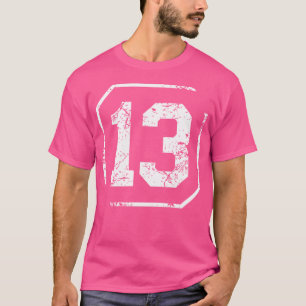 T-shirt Sport 13 Jersey Équipe T Shirt Baseball Hockey Bas