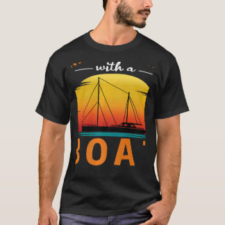 T-shirt Sport Bateau de course Propriétaire de bateau Capi