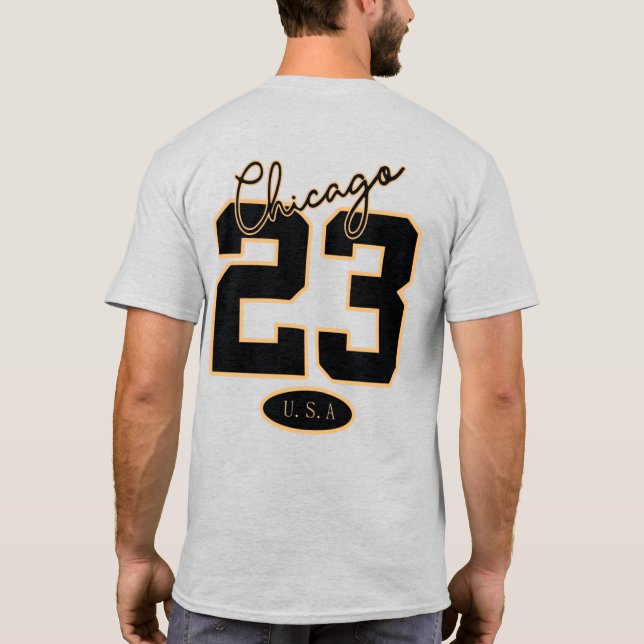 T-shirt sport Chicago 23 USA (Dos)