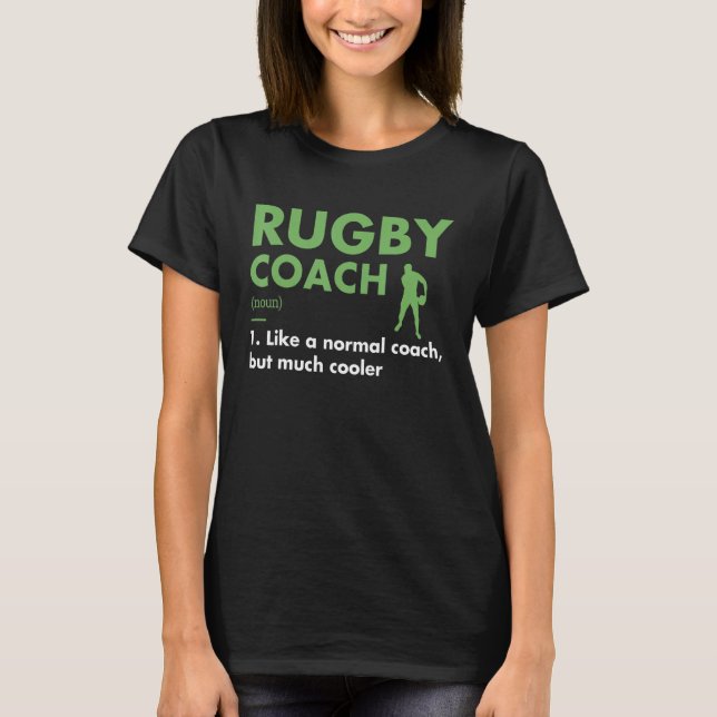 T-shirt Sport Coach Définition Rugby (Devant)