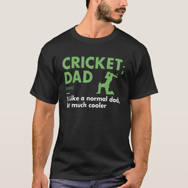 T-shirt Sport Dad Definition Cricket (Devant)