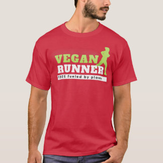 T-shirt sport de coureur végétalien