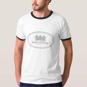 T-shirt sport de course de chevaux de rois