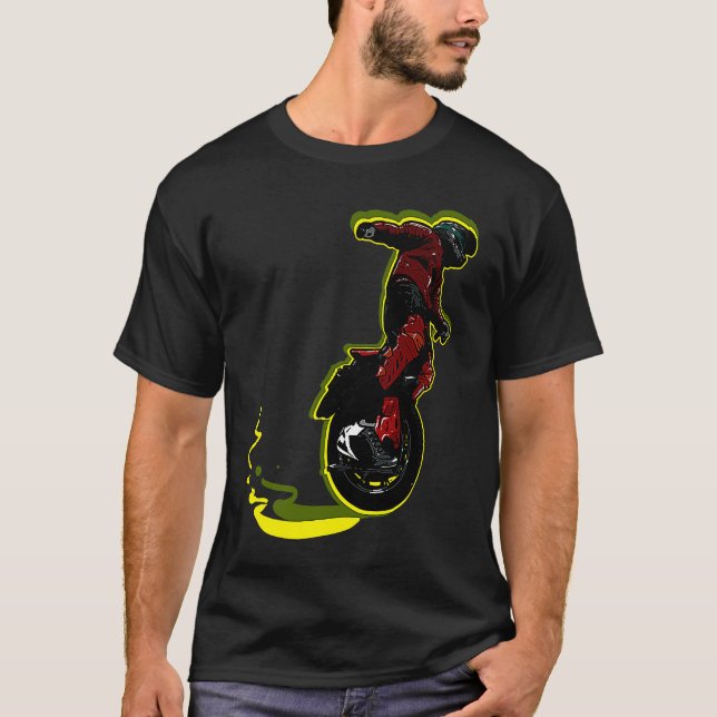 T-shirt Sport de loisir de monocycle cool (Devant)