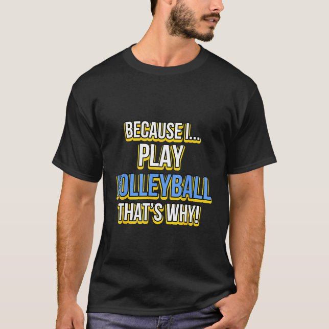 T-shirt Sport de volley-ball (Devant)