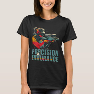 T-shirt SPORT D'Hiver Rétro De Précision Et D'Endurance De