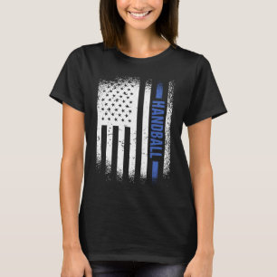 T-shirt Sport Drapeau américain Handball 5