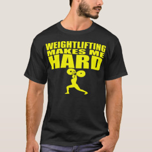 T-shirt Sport drôle - l'haltérophilie me fait le jaune D