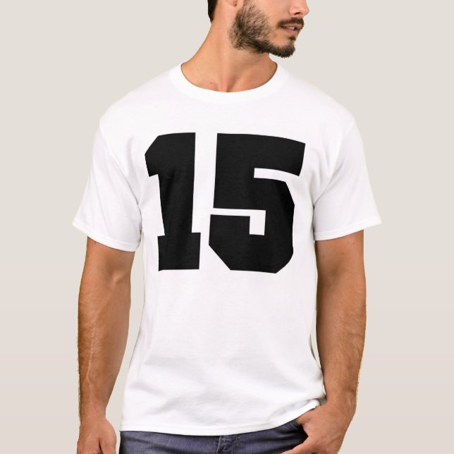 T-shirt Sport du numéro 15 (Devant)