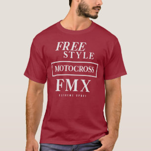 T-shirt Sport extrême libre Motocross FMX