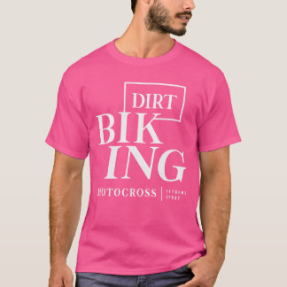 T-shirt Sport extrême moto cross dirt vélo drôle