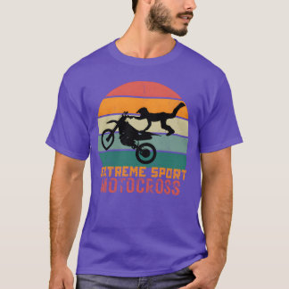 T-shirt SPORT EXTRÊME MOTOCROSS drôle