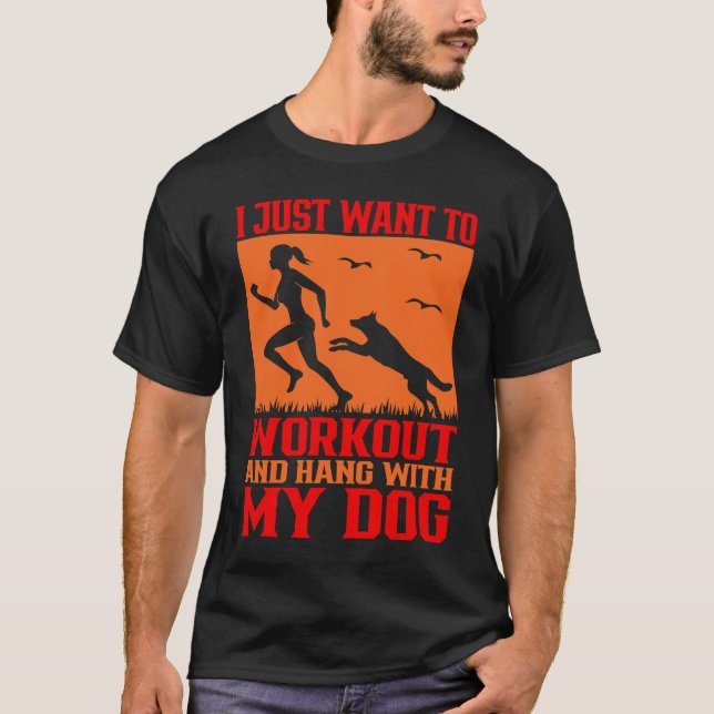 T-shirt Sport Fitness entraînement musculation haltère (Devant)