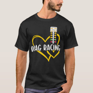 T-shirt Sport Heart Drag Racing