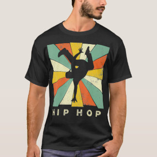 T-shirt Sport Hip hop vintage Rétro