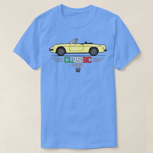 T-shirt Sport jaune (Design devant)