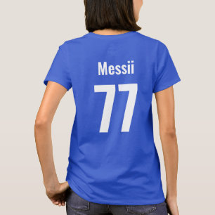 T-shirt Sport Journée Couleur Bleue Équipe Porte-Cheveux S