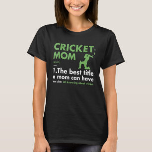 T-shirt Sport Maman Définition Cricket