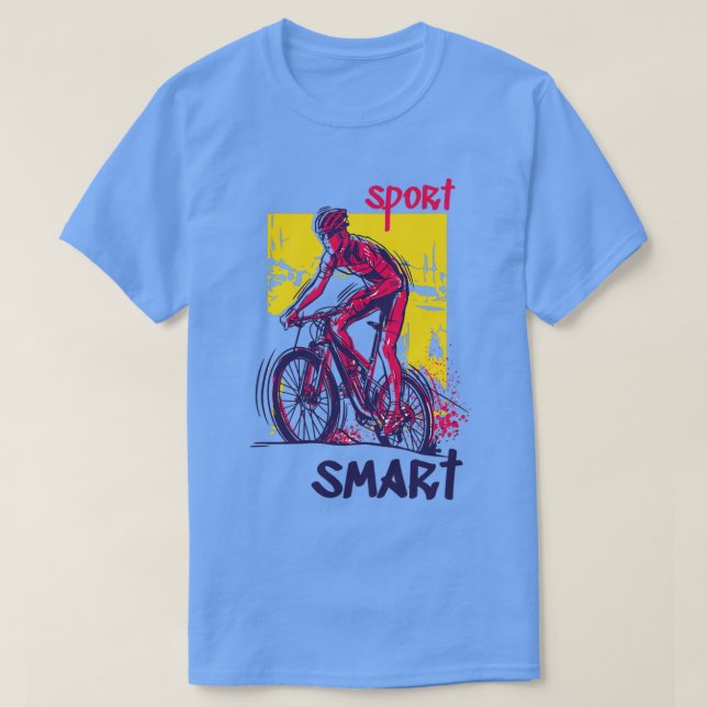 T-shirt Sport Me Rendre Smart Funny Magique Amateurs Vélo  (Design devant)