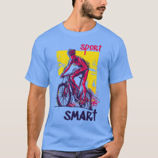 T-shirt Sport Me Rendre Smart Funny Magique Amateurs Vélo 