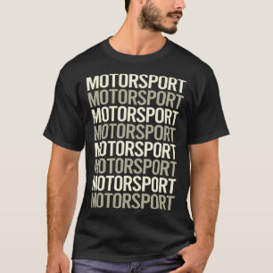 T-shirt Sport moteur en texte blanc