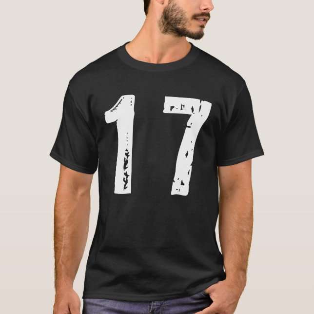 T-shirt Sport numéro 17 (Devant)