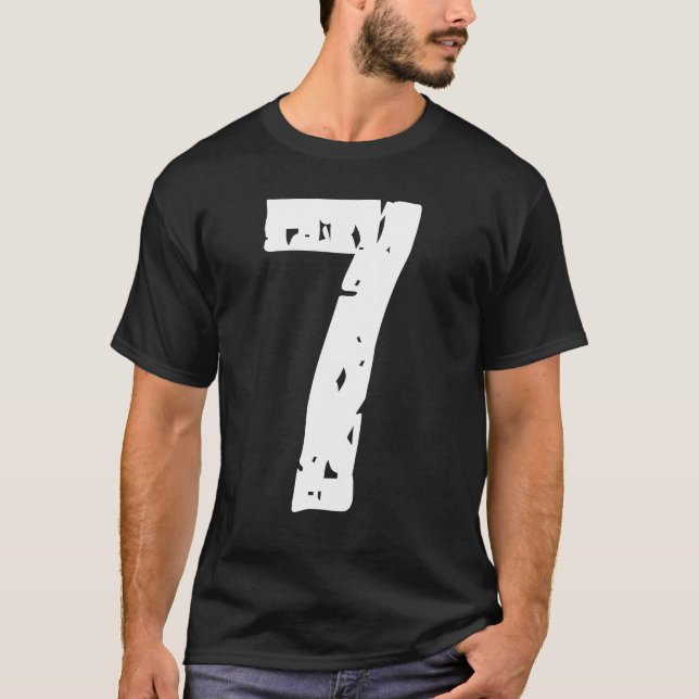 T-shirt Sport numéro 7 (Devant)