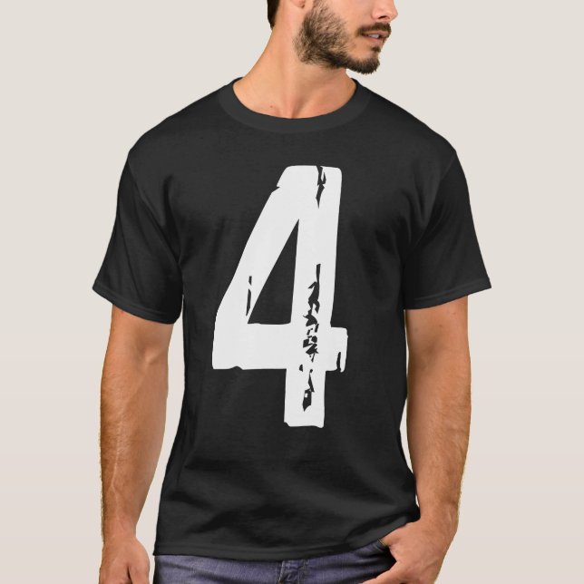 T-shirt Sport numéro quatre (Devant)