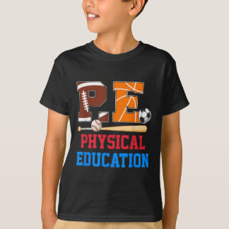T-shirt Sport Pe Enseignant Retour À L'École Éducation Phy