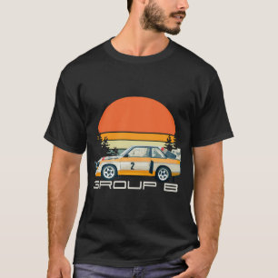 T-shirt Sport S1 E2 voiture de rallye Groupe A2 Stig Blomq