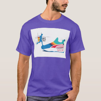 T-shirt Sport Shoe with Runner Silhouette friend friends