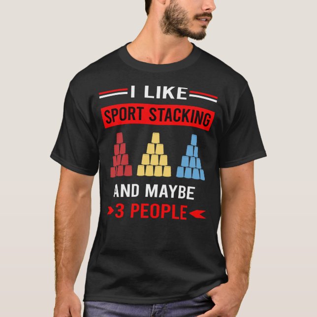 T-shirt Sport Stacking Cup Stacking Speed Stacking Cups (Devant)