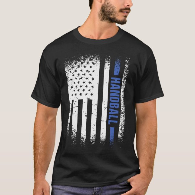 T-shirt Sport Us Drapeau Handball 5 (Devant)