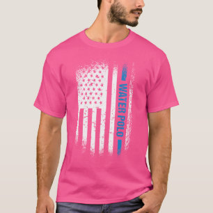 T-shirt Sport Us Drapeau Polo