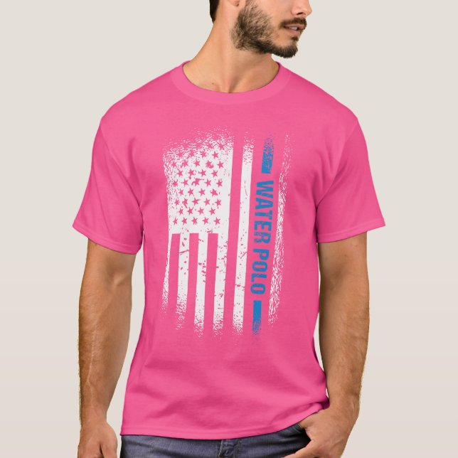 T-shirt Sport Us Drapeau Polo (Devant)