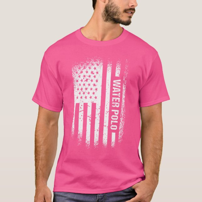 T-shirt Sport Us Drapeau Polo (Devant)
