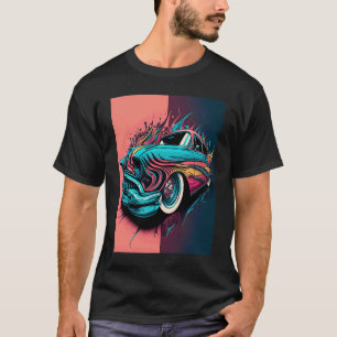 T-shirt Sport vintage Voiture Retro Pop Sports Voiture 3