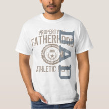 T-shirt sportif de cru de papa de département de