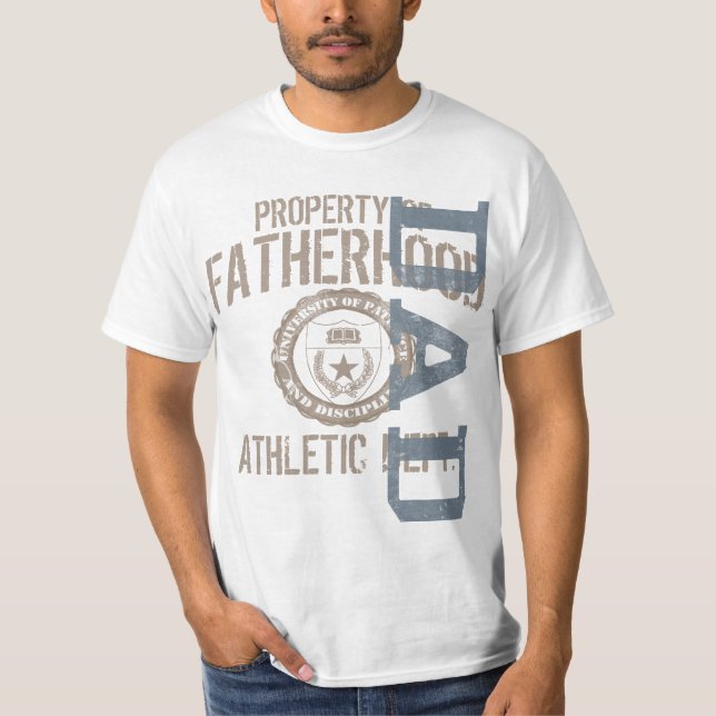 T-shirt sportif de cru de papa de département de (Devant)