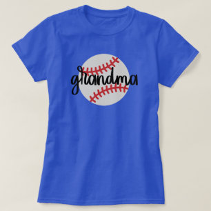 T-shirt sportif de la grand-mère de baseball