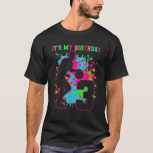 T-shirt Sports 3 Ans 3ème Basket-ball Anniversaire Fête La