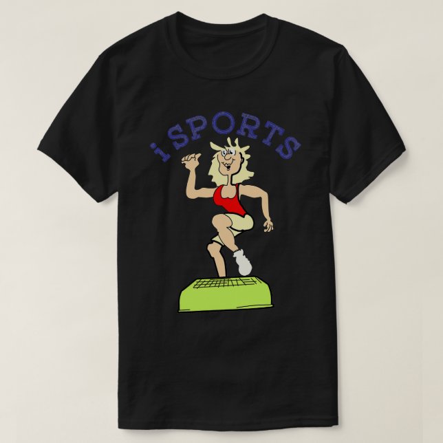 T-shirt Sports action bouger drôle zumba (Design devant)