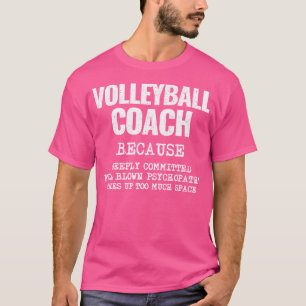 T-shirt Sports Coach Définition Funny Volleyball