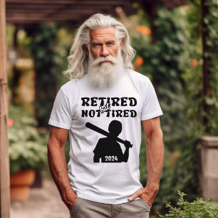 T-shirt Sports de base-ball à la retraite, mais non fatigu