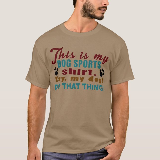 T-shirt Sports de chien (Devant)