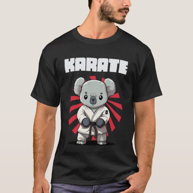 T-shirt Sports de combat Karaté Koala (Devant)